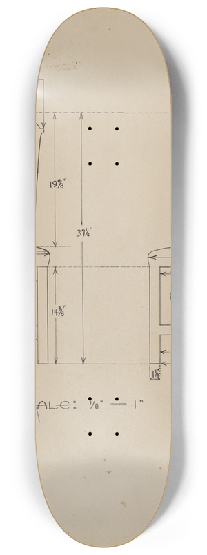 Isidore Sovensky - Side Chair 8.25 inch art skate deck