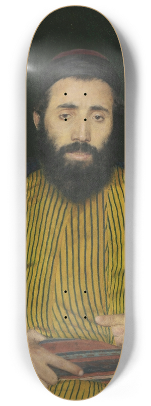 Isidor Kaufmann - Portrait of a Sephardic Jew 8.25 inch art skate deck