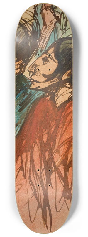 Isidre Nonell - Gypsy Couple 8.25 inch art skate deck
