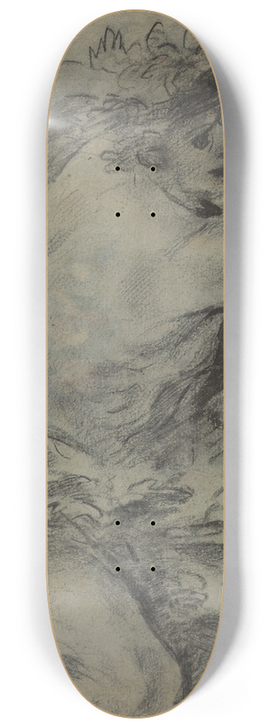 Italian 17th Century (Neapolitan) - Bacchus 8.25 inch art skate deck