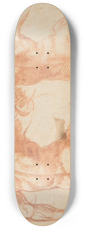 Italian 17th Century - Two Nudes 8.25 inch art skate deck