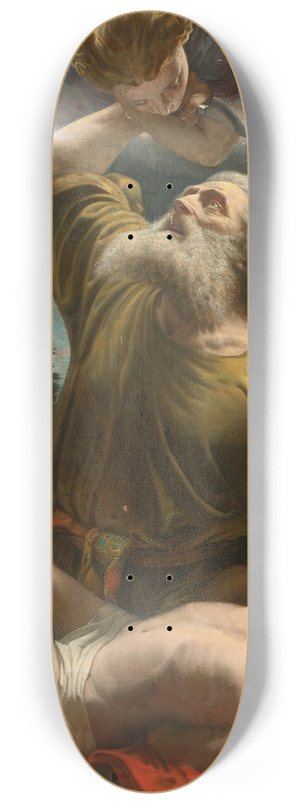 Italian School - Sacrifice Of Isaac 8.25 inch art skate deck