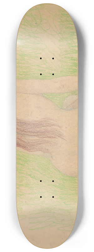 Ivan abota - Nude in a Meadow 8.25 inch art skate deck