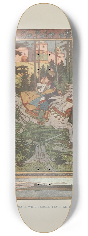 Ivan Bilibin - A white mare which could fly like the wind 8.25 inch art skate deck