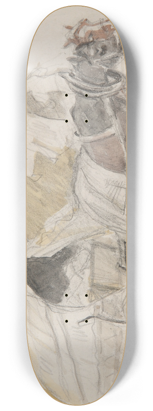 Ivan Ivanec - Dwie zaprzone fury z budami 8.25 inch art skate deck