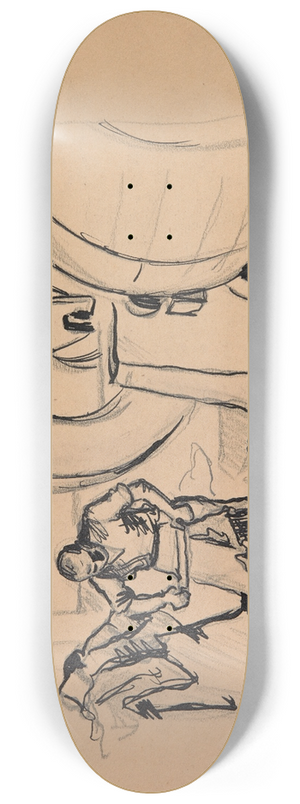 Ivan Ivanec - Garbarz przy pracy 8.25 inch art skate deck