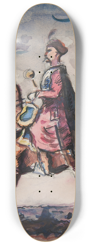 Ivan Ivanec - hetman na koniu (Bohdan Zenobi Chmielnicki 1595  1657 ) 8.25 inch art skate deck