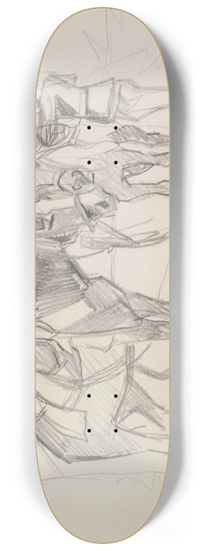 Ivan Ivanec - onierz przy osiodanych koniach 8.25 inch art skate deck