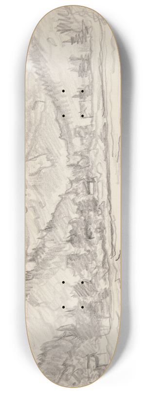 Ivan Ivanec - pejza z okolic Hrebenowa. 8.25 inch art skate deck