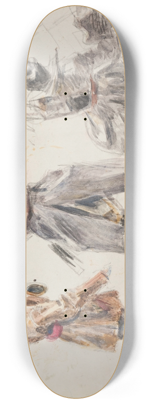 Ivan Ivanec - Studia postaci do sceny rozstrzelania 8.25 inch art skate deck