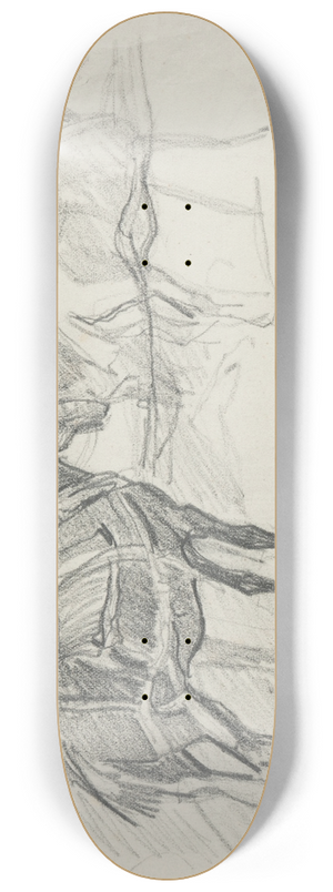 Ivan Ivanec - Szkice koni w uprzy 8.25 inch art skate deck