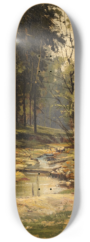 Ivan Ivanovich Shishkin - Forest Brook 8.25 inch art skate deck