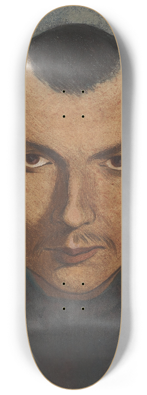Ivar Arosenius - Portrtt av Axel Trneman 8.25 inch art skate deck
