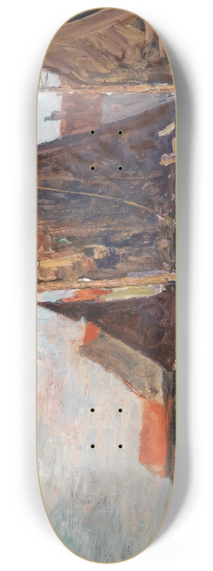 Alfred Zoff - Sail Boats 8.25 inch art skate deck