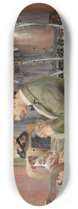 Jacek Malczewski - My life  central section of the triptych 8.25 inch art skate deck Jacek Malczewski - My life  central section of the triptych 8.25 inch art skate deck