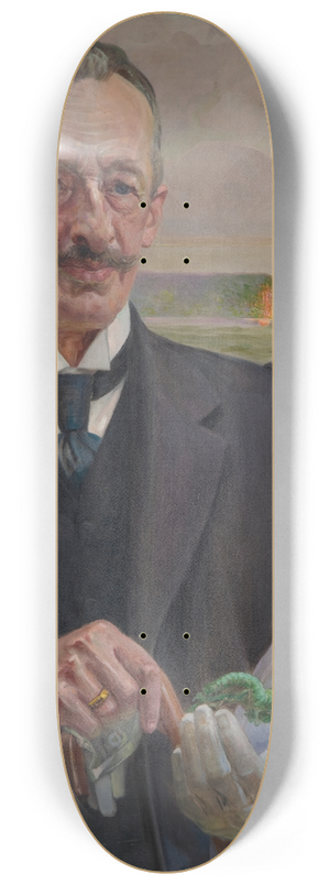 Jacek Malczewski - Portrait of Jzef Sare, Vice-President of the City of Krakow 8.25 inch art skate deck