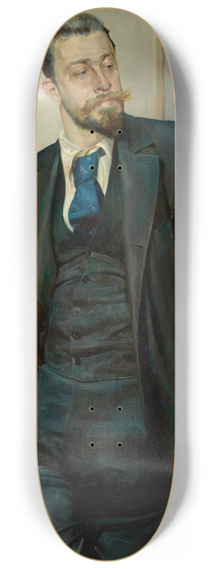 Jacek Malczewski - Portrait of Micha Wywirski 8.25 inch art skate deck