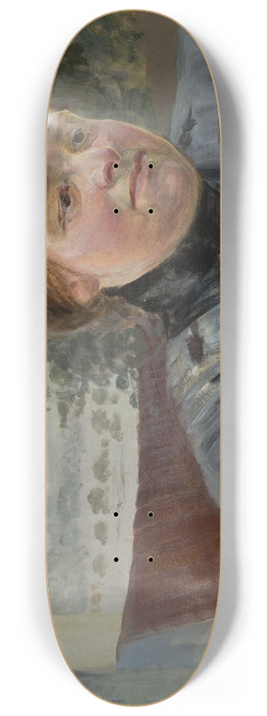 Jacek Malczewski - Portrait of sister Helena 8.25 inch art skate deck