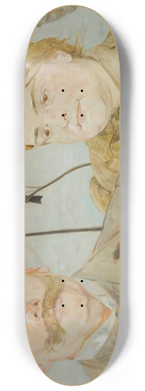 Jacek Malczewski - Portrait of Wacaw Karczewski and Helena Karczewska 8.25 inch art skate deck