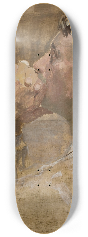 Jacek Malczewski - Praying man 8.25 inch art skate deck