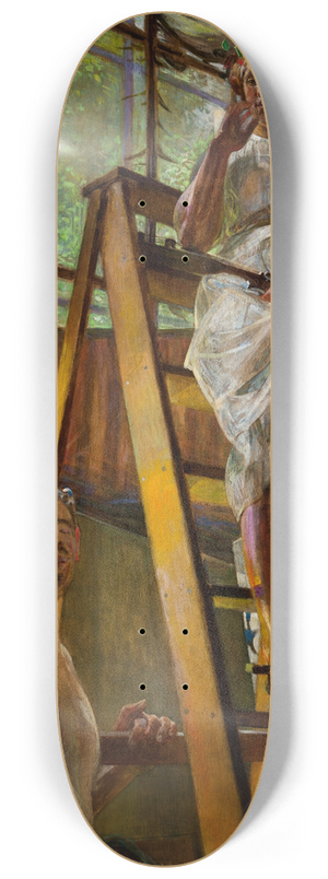 Jacek Malczewski - Satyr and a Model 8.25 inch art skate deck