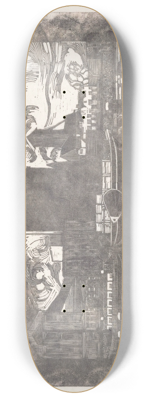 Jac Jongert - Fabriek aan de Zaan 8.25 inch art skate deck