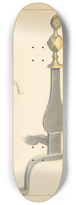 Jack Staloff - Andiron (one of pair) 8.25 inch art skate deck