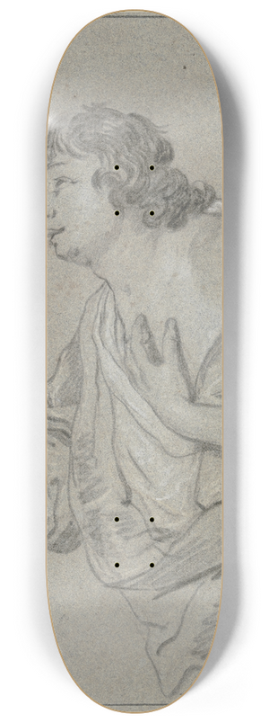 Jacob Adriaensz Backer - Young man, looking up 8.25 inch art skate deck