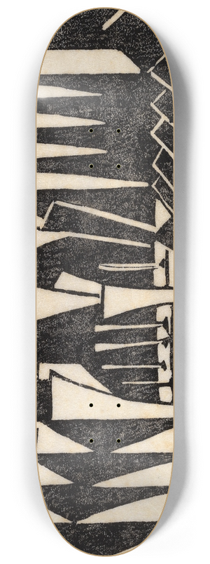 Jacoba van Heemskerck - Stylized Sailboats 8.25 inch art skate deck