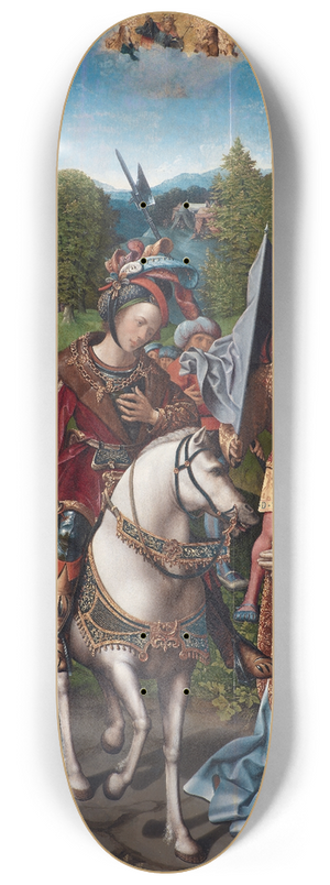 Jacob Cornelisz. van Oostsanen - David and Abigail 8.25 inch art skate deck