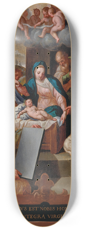 Jacob De Backer - The Adoration of the Shepherds 8.25 inch art skate deck