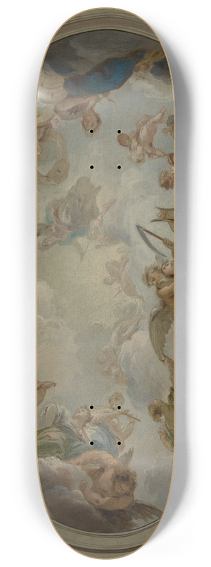 Jacob de Wit - Allegory of the Arts 8.25 inch art skate deck