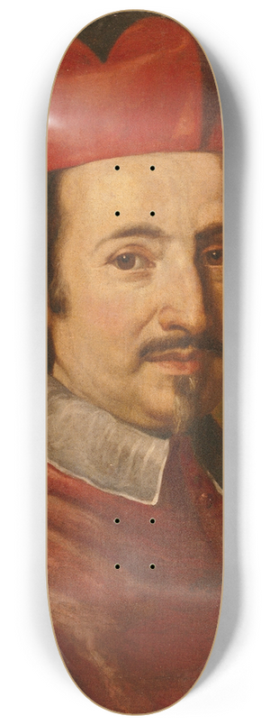 Jacob Ferdinand Voet - Portrait of Cardinal Federico Ubaldo Baldeschi Colonna (1624-1691) 8.25 inch art skate deck Jacob Ferdinand Voet - Portrait of Cardinal Federico Ubaldo Baldeschi Colonna (1624-1691) 8.25 inch art skate deck