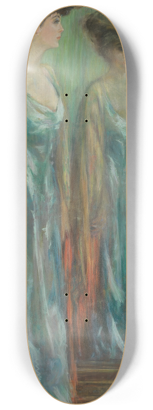 Alice Pike Barney - Alice Roosevelt Longworth 8.25 inch art skate deck