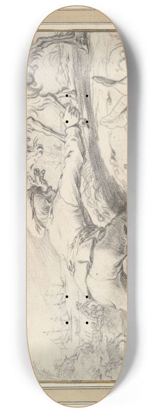 Jacob Gerritsz Cuyp - Boy catching a goat 8.25 inch art skate deck