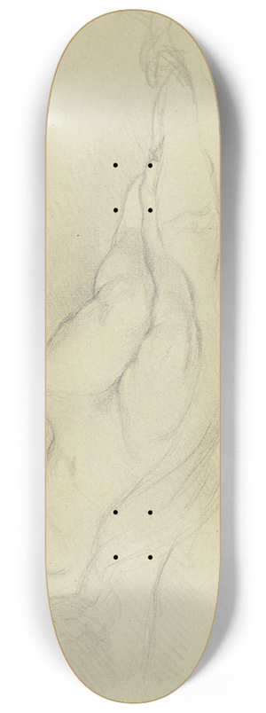 Jacob Happ - Reclining female nude 8.25 inch art skate deck Jacob Happ - Reclining female nude 8.25 inch art skate deck