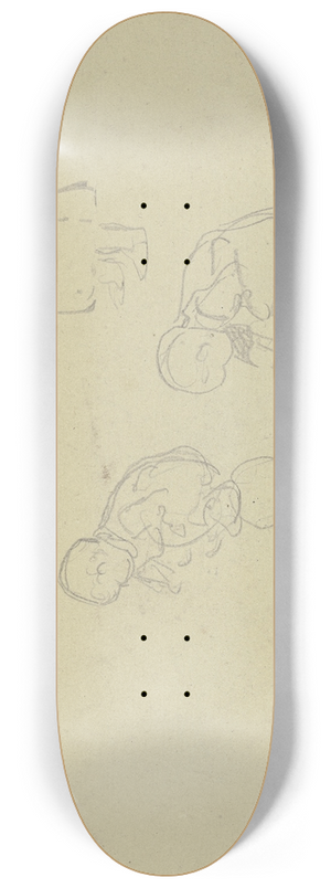 Jacob Happ - Studies of a child 8.25 inch art skate deck