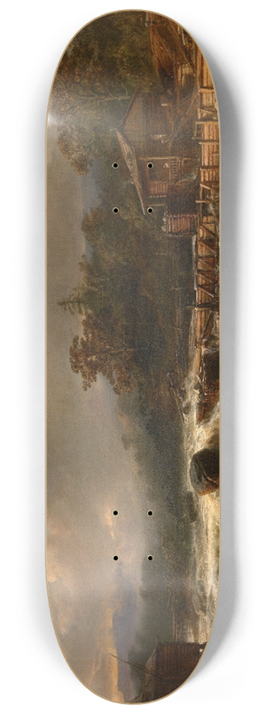 Jacob Jacobs - Waterfall in Norway 8.25 inch art skate deck