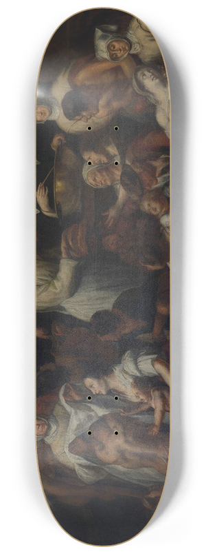 Jacob Jordaens - Antwerp Hospital Nuns 8.25 inch art skate deck