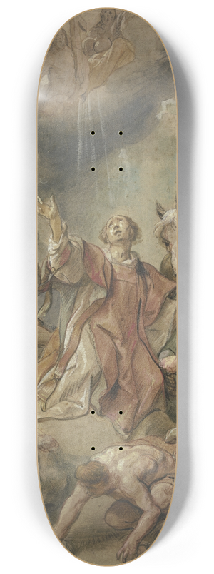 Jacob Jordaens - Das Martyrium des Heiligen Stephanus 8.25 inch art skate deck
