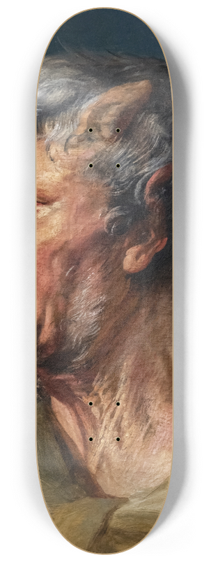 Jacob Jordaens - Head of a Faun 8.25 inch art skate deck