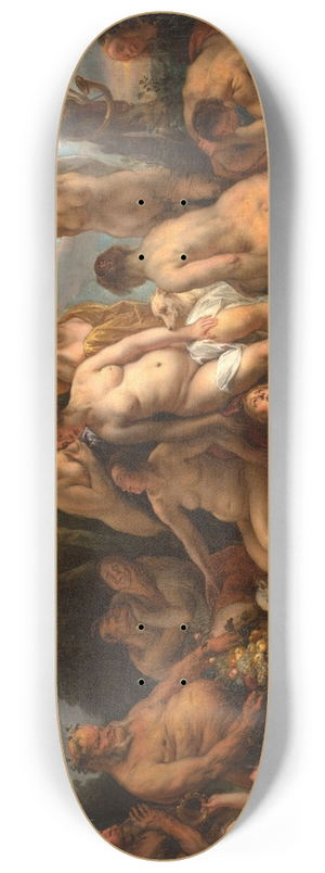 Jacob Jordaens - Le Repos de Diane 8.25 inch art skate deck