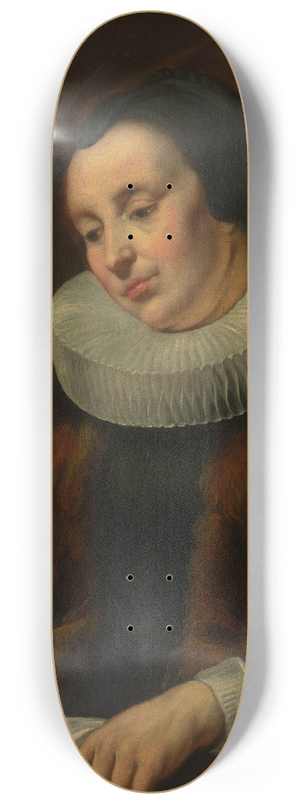 Jacob Jordaens - Portrait of a Woman 8.25 inch art skate deck Jacob Jordaens - Portrait of a Woman 8.25 inch art skate deck