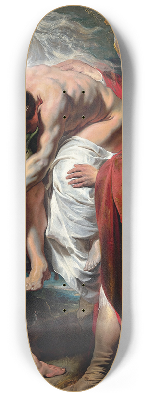 Jacob Jordaens - The Good Samaritan 8.25 inch art skate deck Jacob Jordaens - The Good Samaritan 8.25 inch art skate deck