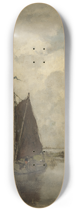 Jacob Maris - Ships in Dull Weather 8.25 inch art skate deck Jacob Maris - Ships in Dull Weather 8.25 inch art skate deck