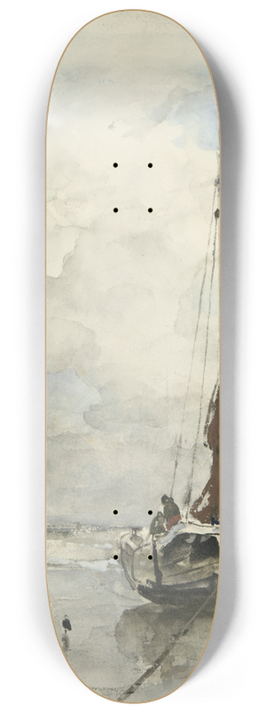 Jacob Maris - Visserspink aan het strand 8.25 inch art skate deck