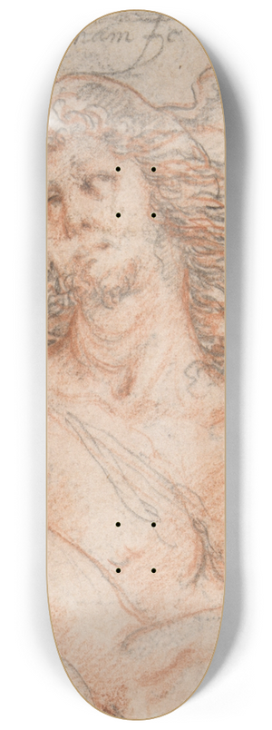 Jacob Matham - Mercury with heads of an Old and a YoungMan 8.25 inch art skate deck
