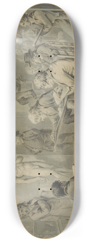 Jacob Smies - Tekenles op een academie 8.25 inch art skate deck