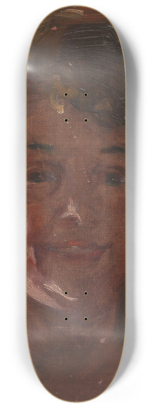 Alice Pike Barney - Head of the Artist 8.25 inch art skate deck