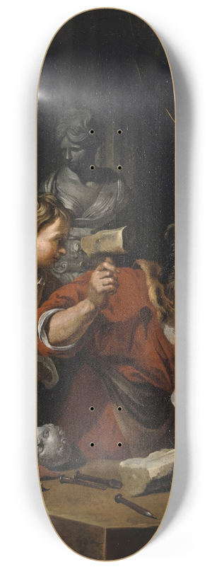 Jacob Toorenvliet - A Sculptors Studio 8.25 inch art skate deck